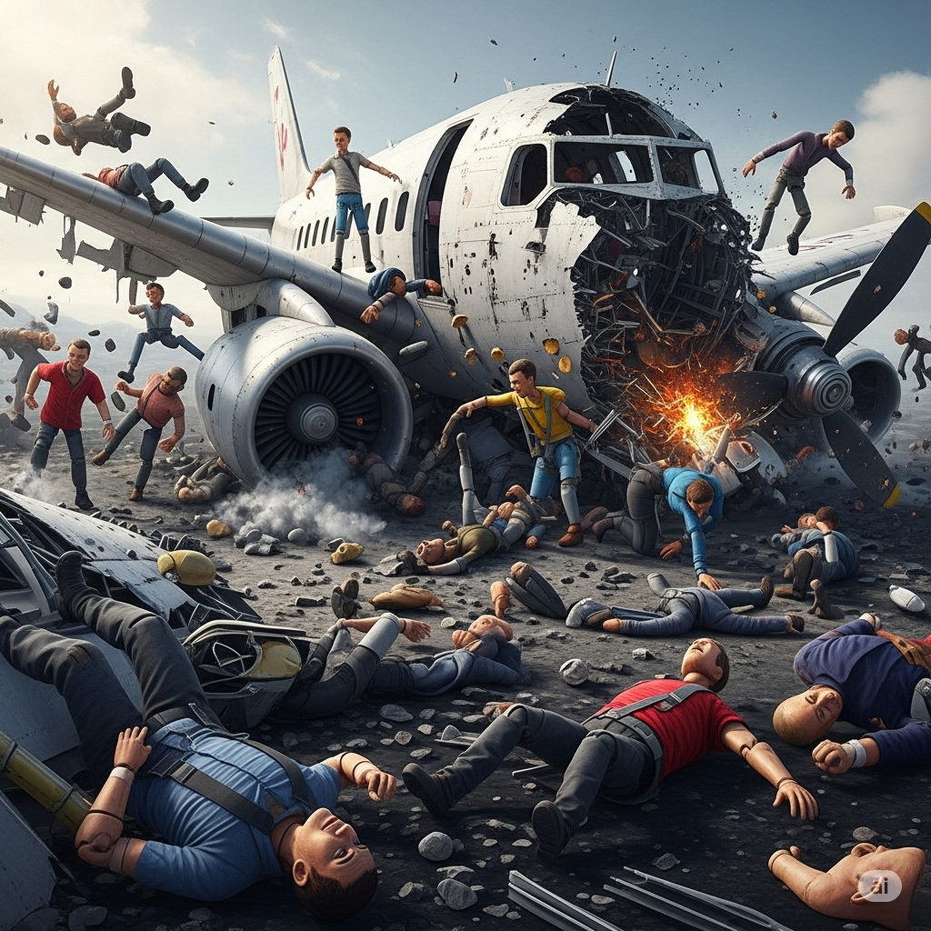 Plane Crash Ragdoll Simulator