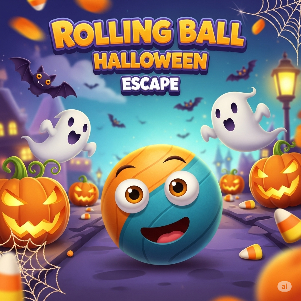 Rolling Ball Halloween Escape