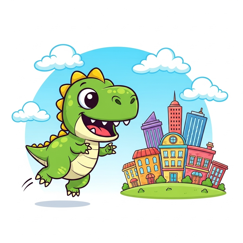 Dino Simulator City Attack