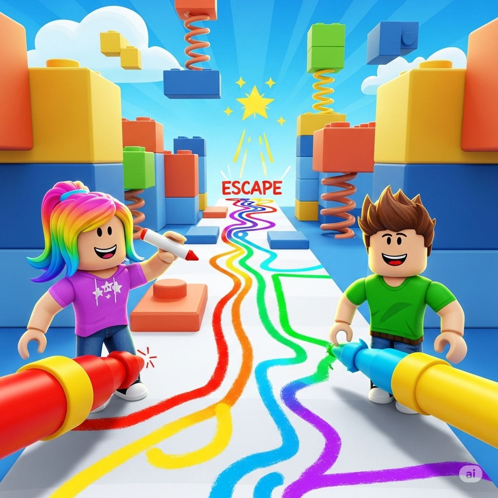 Roblox Draw to Escape Online