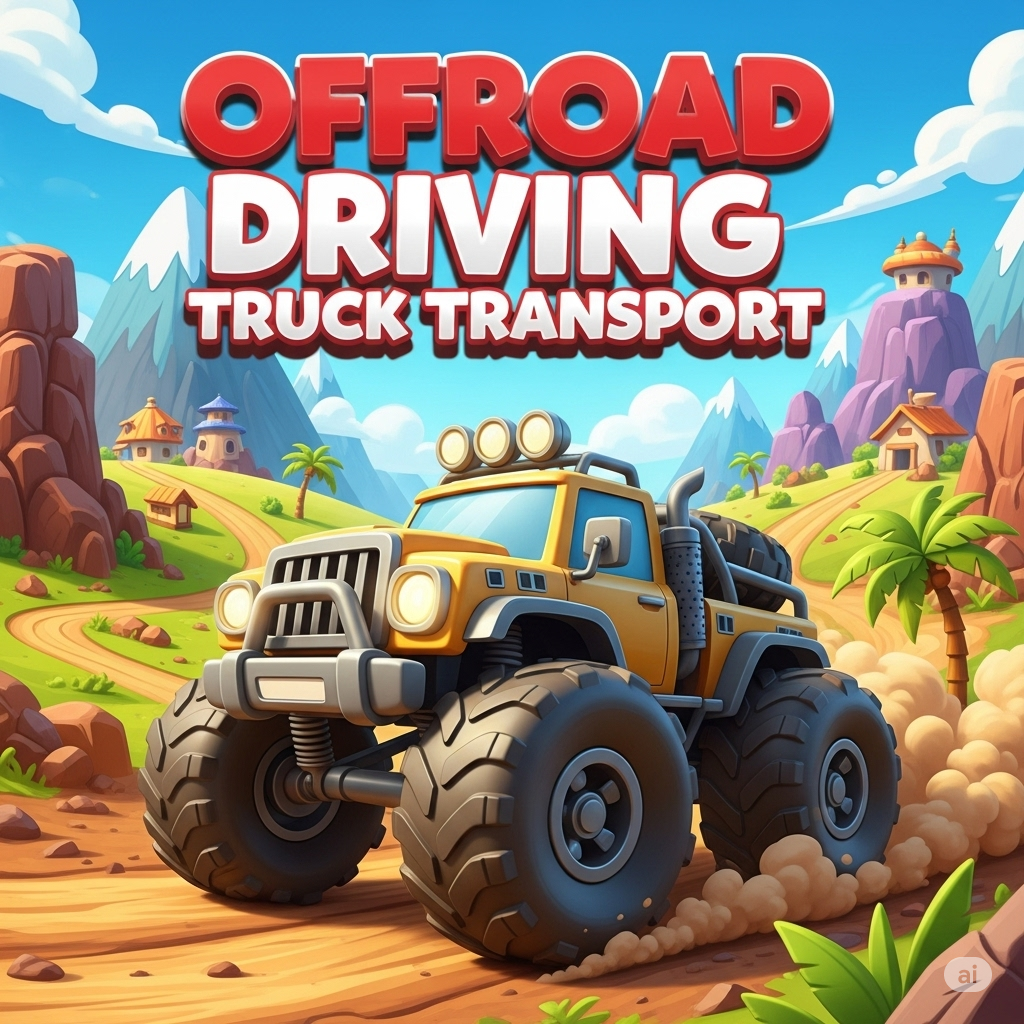 Offroad Driving Truck Transport